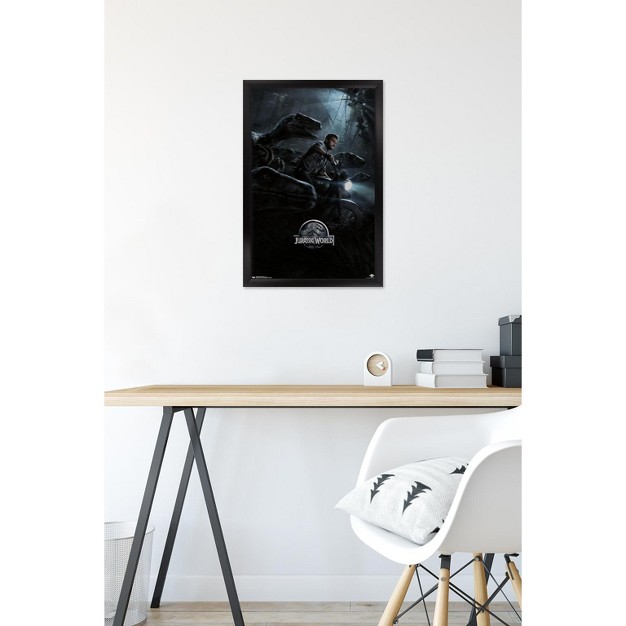 Trends International Jurassic World One Sheet Framed Wall Poster Prints