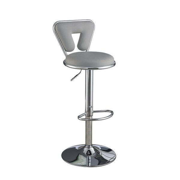 Poundex Adjustable Height and Swivel Barstool - 34