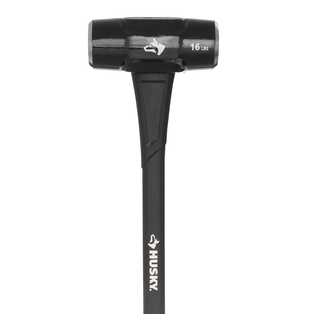 Husky 16 lbs. Sledge Hammer with 34 in. Fiberglass Handle HD-SF16LB