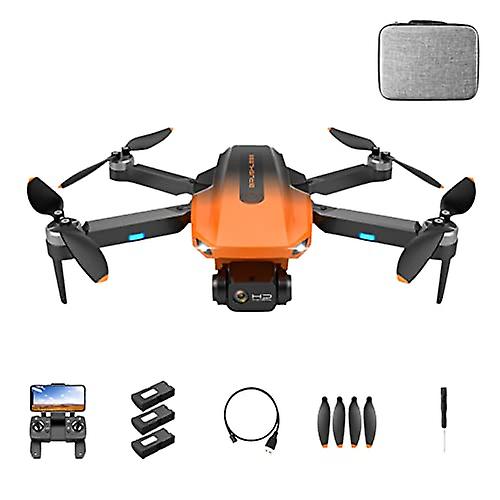 Folding Drone 6k Hd Dual Camera， Gps Optical Flow Brushless Rc Quadcopter， 7-level Wind Resistance， 25 Minutes Flight Time， Headless Mode， 50x Zoom Or