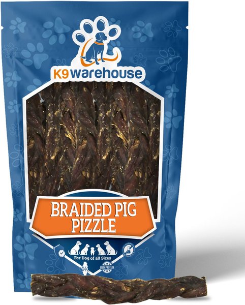 K9warehouse Pig Pizzle Pork Flavored Dog Chews