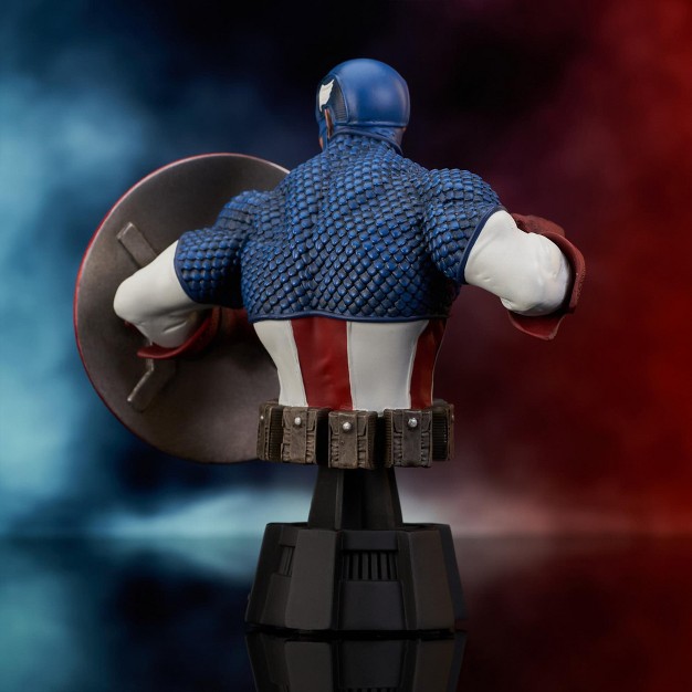 Diamond Select Marvel Captain America 6 Inch Resin Bust