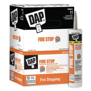 DAP Fire Stop 10.1 oz. Fire-Rated Silicone Sealant (12-Pack) 7079818806