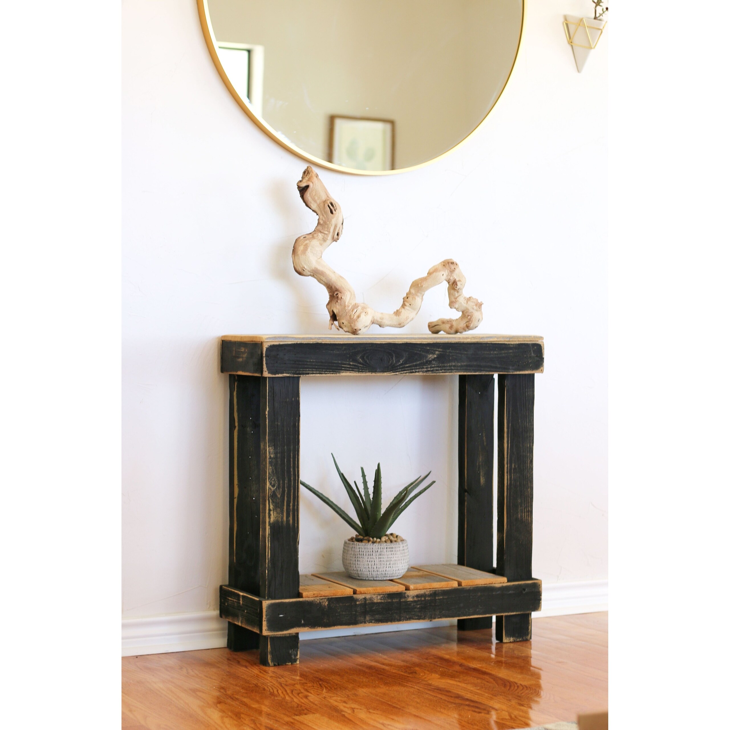 Black Combo 30x10x30 Entry Console