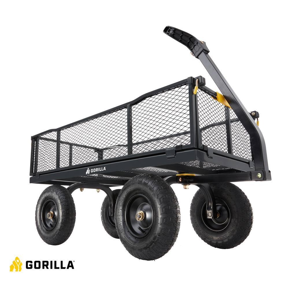 GORILLA CARTS 6 cu. ft. Steel Utility Garden Cart GCG-1200