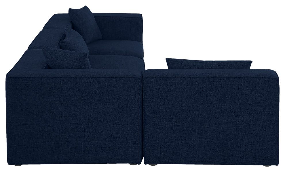 Cube Upholstered Modular Sectional   Contemporary   Sectional Sofas   by Meridian Furniture  Houzz