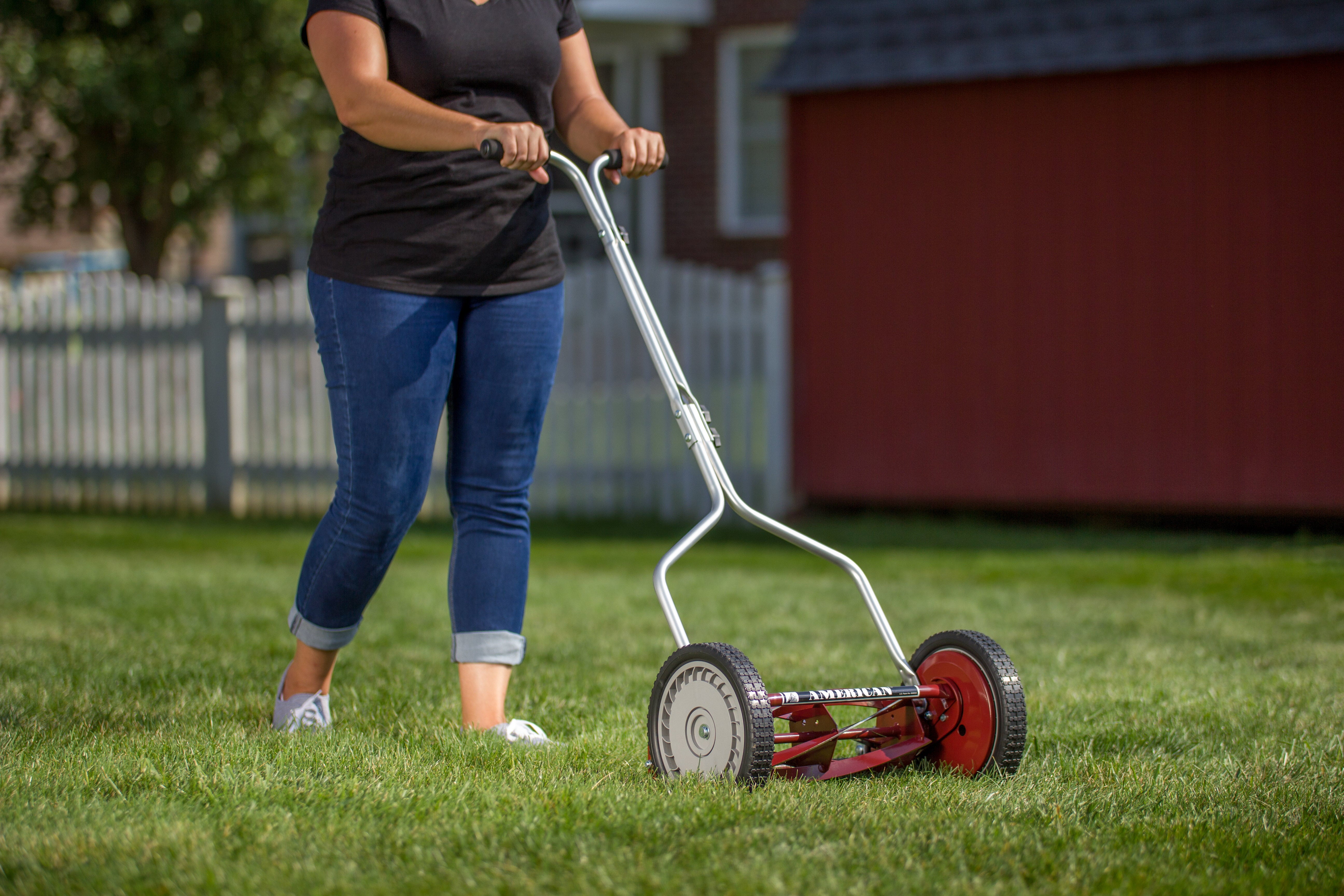 American Lawn Mower 1204-14 14-Inch 4-Blade Push Reel Lawn Mower