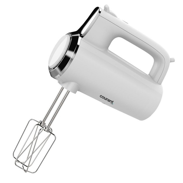 250w 5 speed Hand Mixer With 2 speed Hand Blender And Measuring Cup White