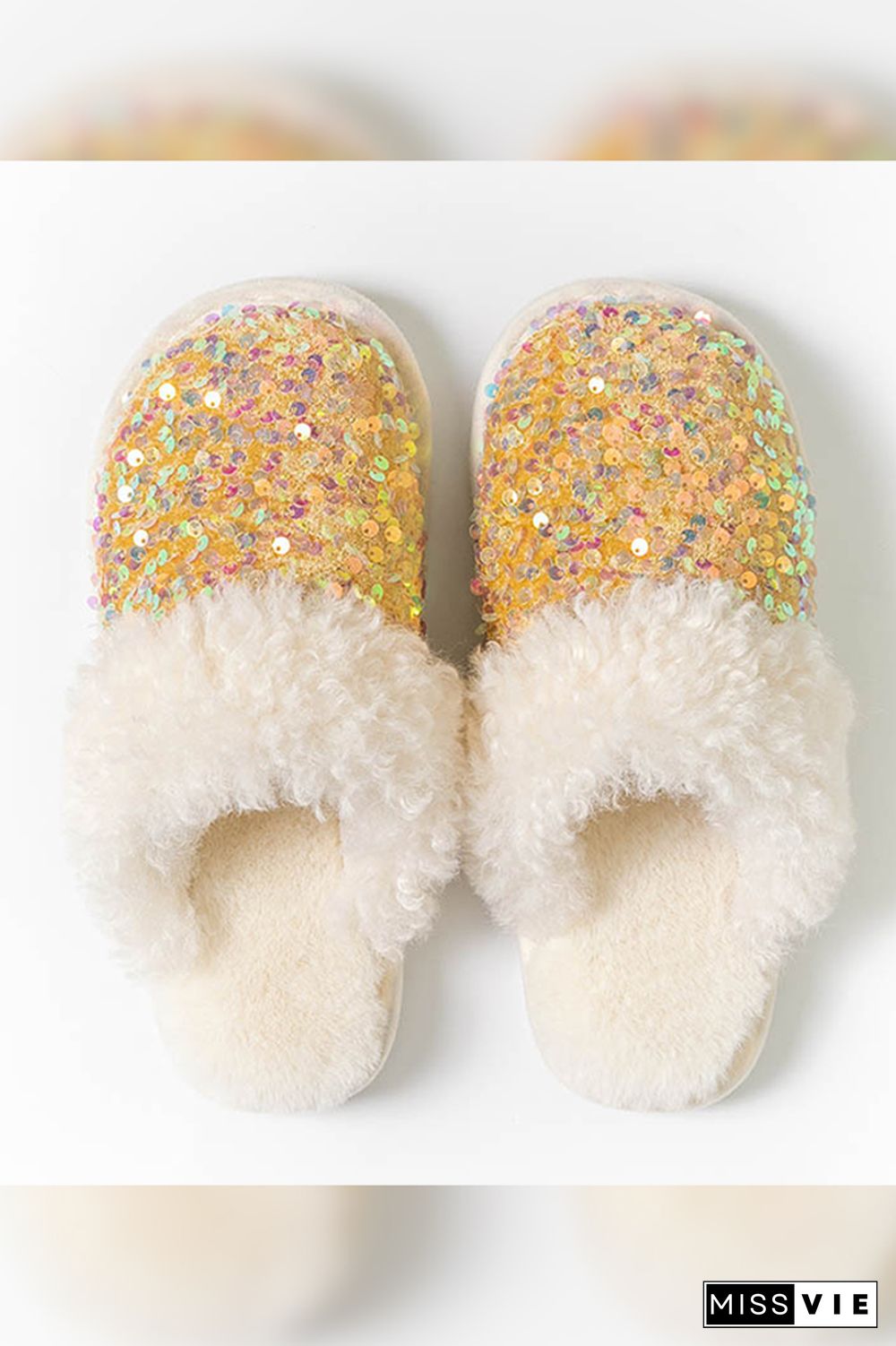 Glitter Fluffy Home Slipper