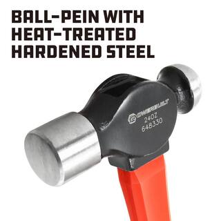 POWERBUILT 24 oz. Ball Peen Hammer 648330