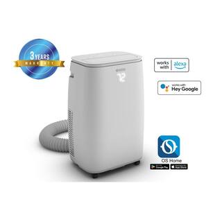 OLIMPIA SPLENDID 12000 BTU (8000 BTU DOE) 115-Volt Wi-Fi Portable Air Conditioner w Dehumidifier Upto 400 sq. ft. and 3-Year Warranty 2261