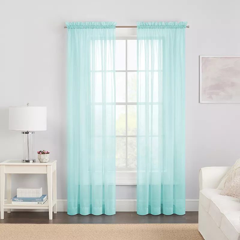 eclipse 2-Pack Victoria Voile Window Curtains