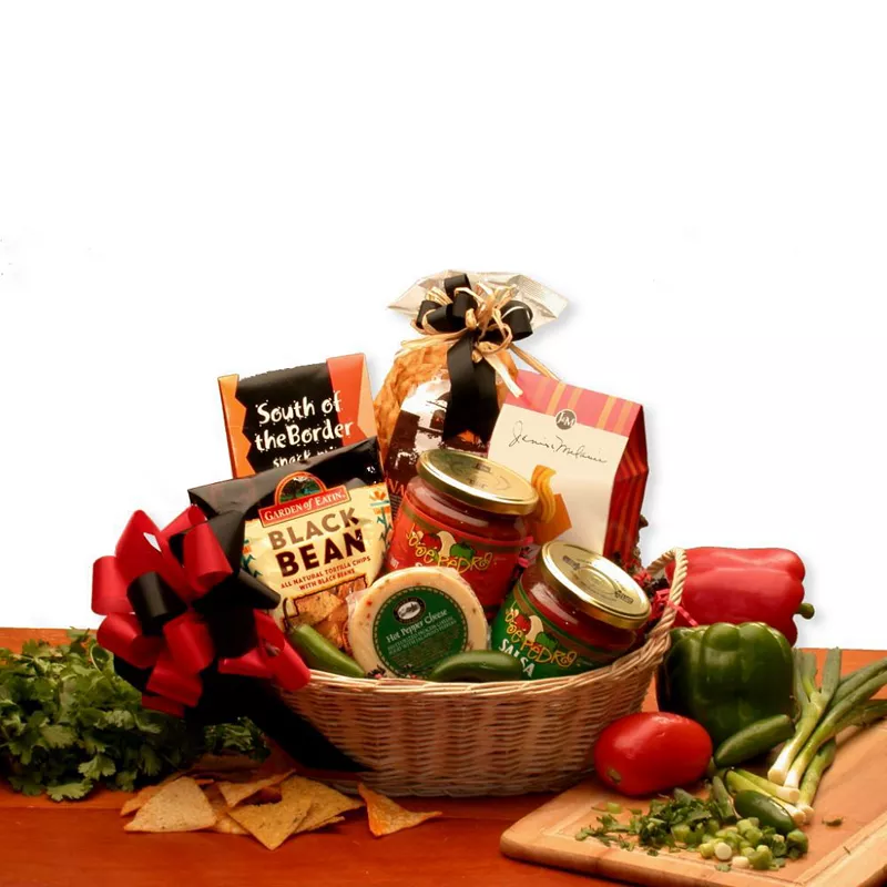 GBDS Lets Spice it up! Salsa Gift Basket - salsa gift basket