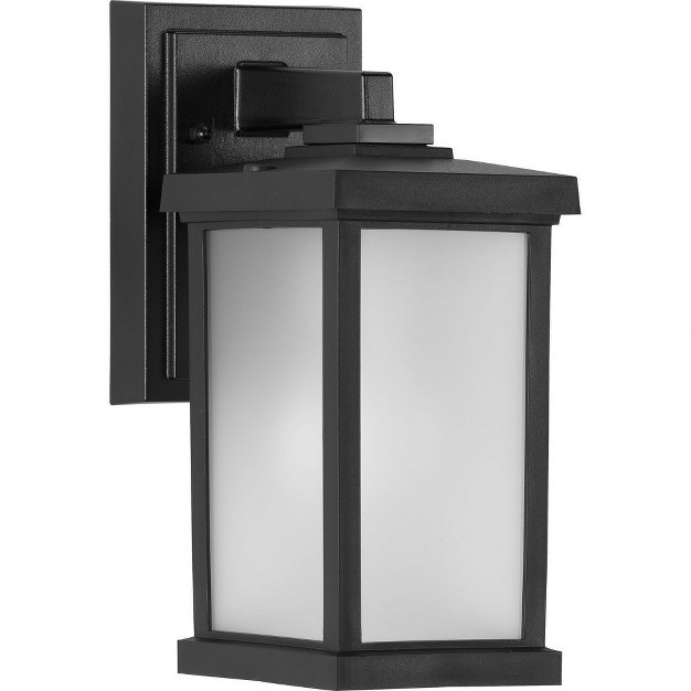 Progress Lighting Trafford 1 light Outdoor Wall Light Textured Black Polycarbonate Material