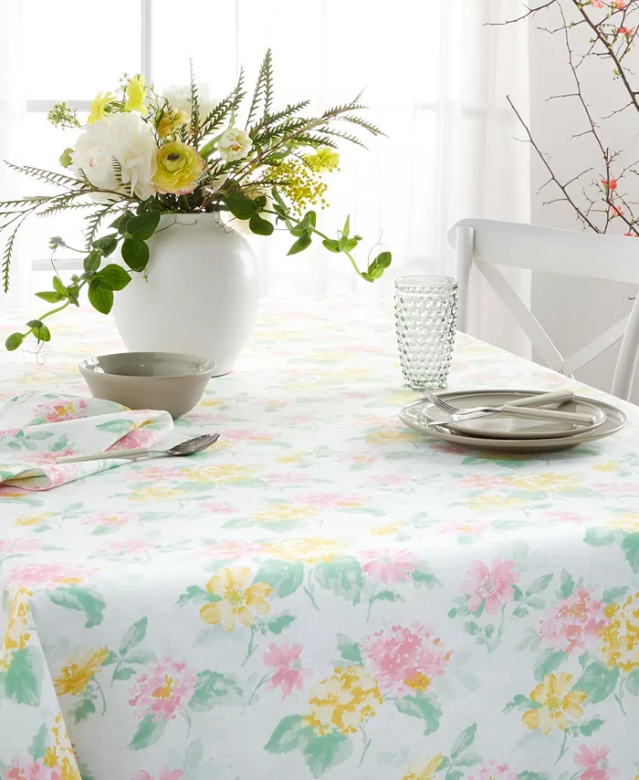 Martha Stewart Amber Floral Tablecloth 60 x 120