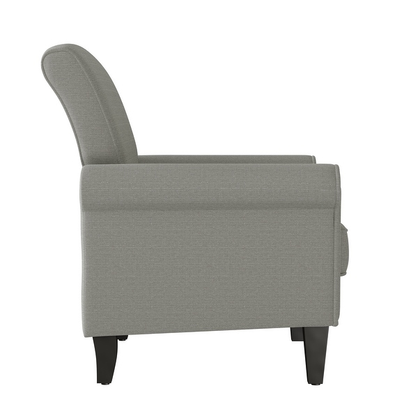 Copper Grove Herve Dove Grey Linen Arm Chair