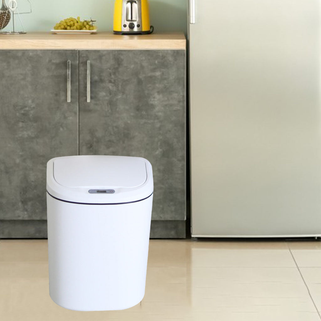 Automatic Infrared Sensor Trash Can Induction Waste Basket for