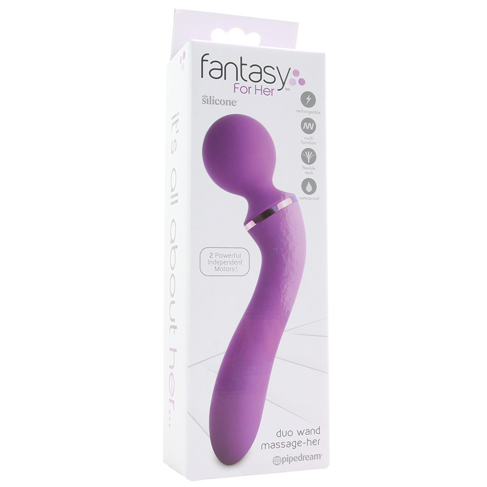 Fantasy For Her Duo Wand Massage-Her in Purple