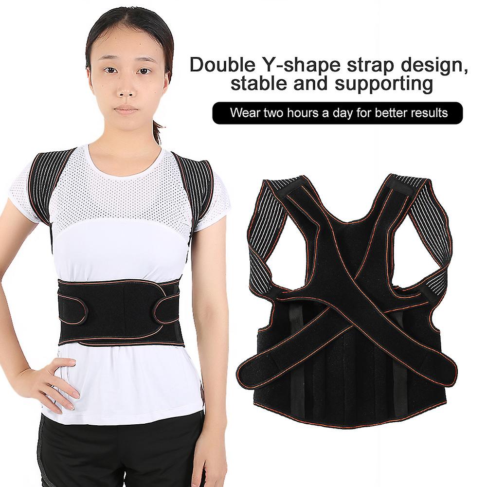 Body Posture Corrector Lumbar Shoulder Support Belt Kyphosis Correct Brace Xxl