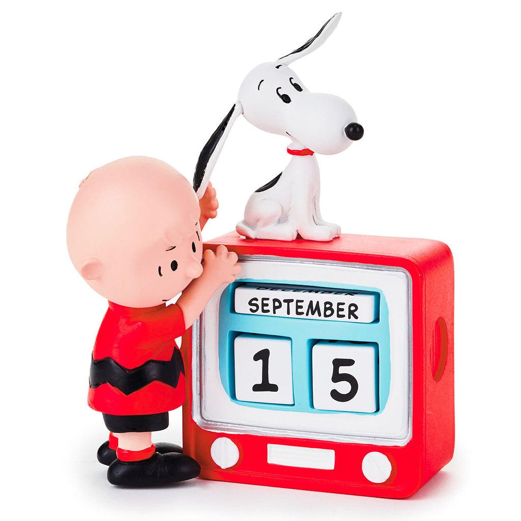 Hallmark  Peanuts® Charlie Brown and Snoopy TV Set Perpetual Calendar