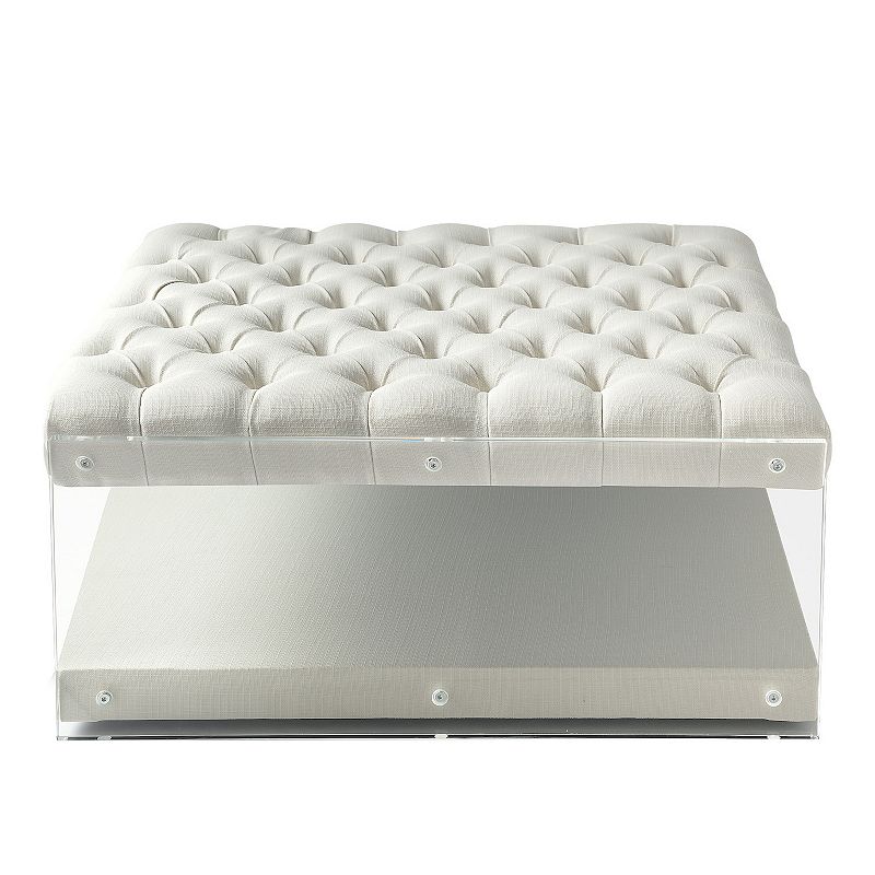 Brie Ottoman Button Tufted