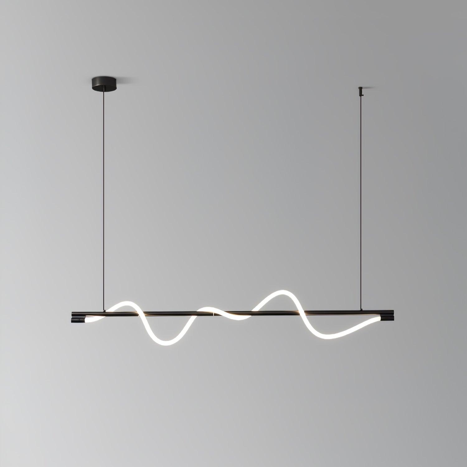 Linear Curve Island Pendant Lamp