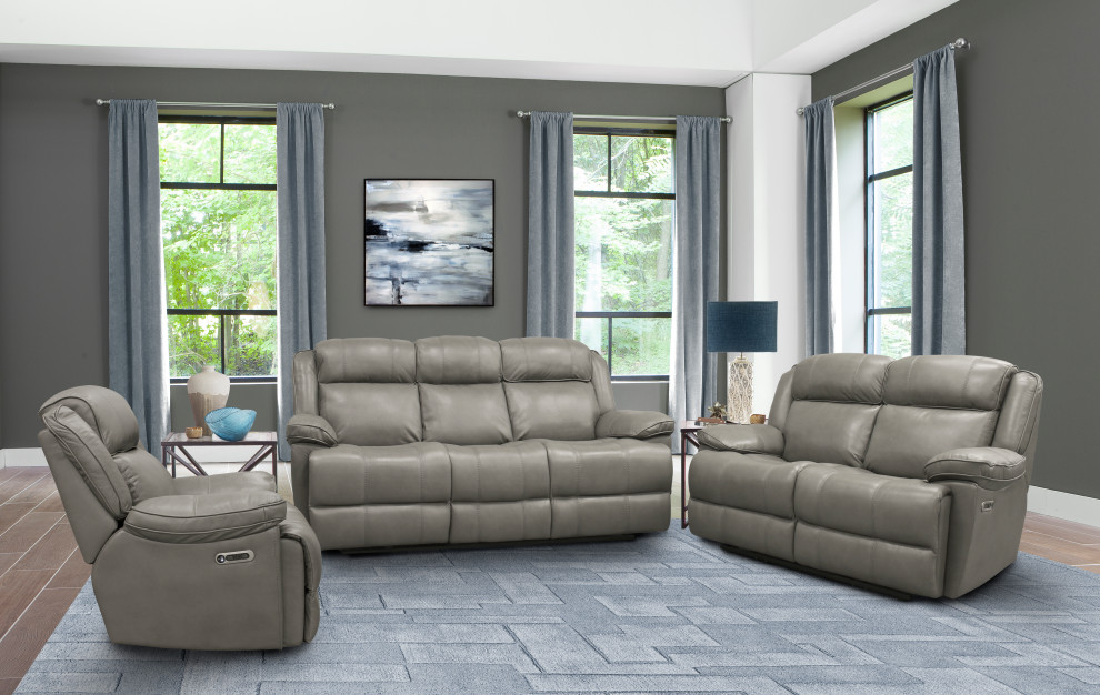 Power Reclining Sofa Loveseat and Recliner   Transitional   Loveseats   by Parker House  Houzz