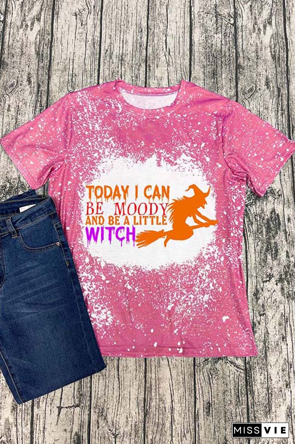 Witch Halloween Graphic Tee Wholesale