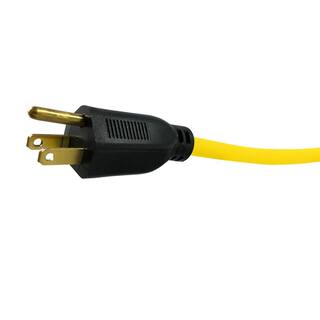 Husky 50 ft. 123 Extension Cord Yellow HD#1004823554