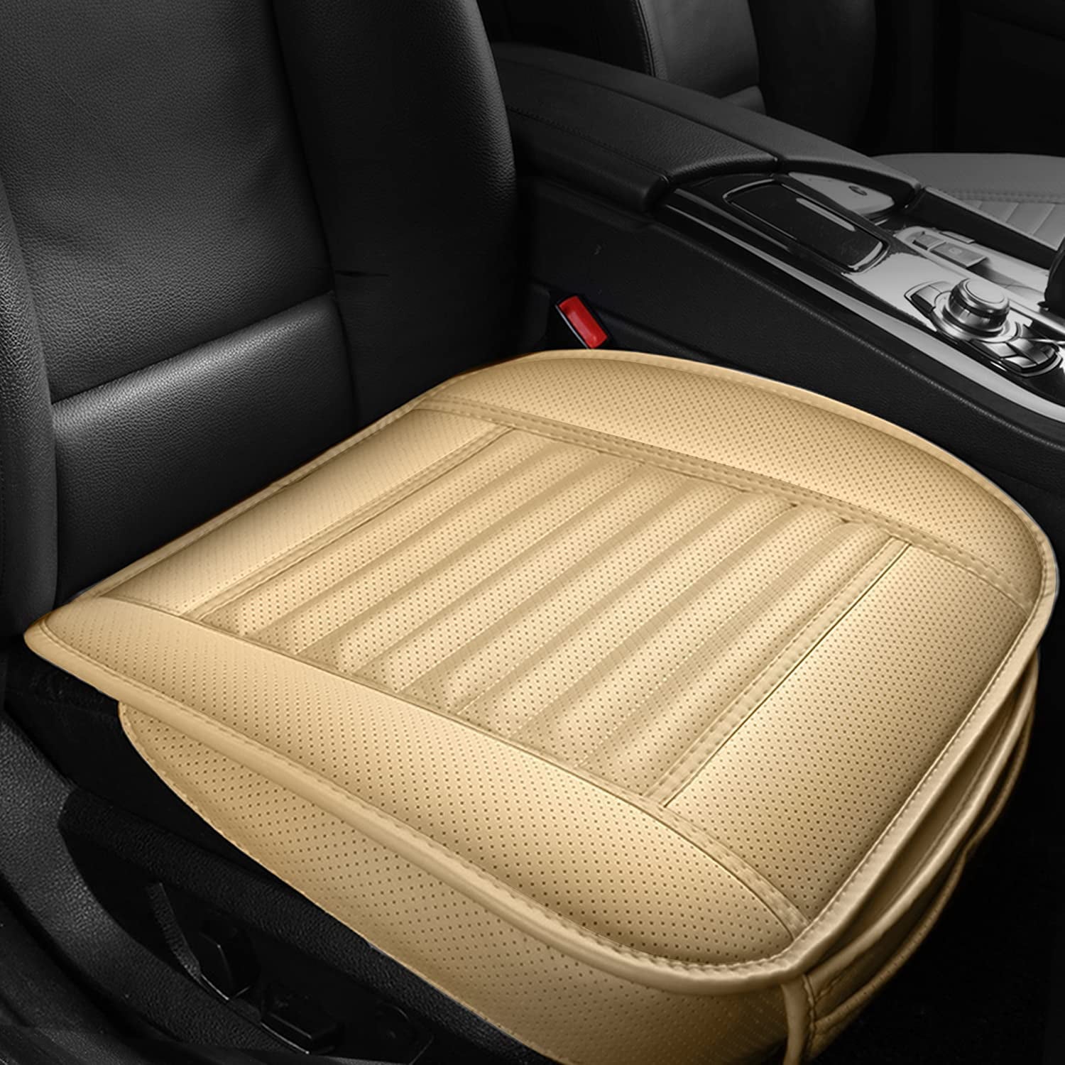 ROULENS Universal 5D PU Leather Car Seat Cover Pad Breathable Seat Cushion Car Accessories