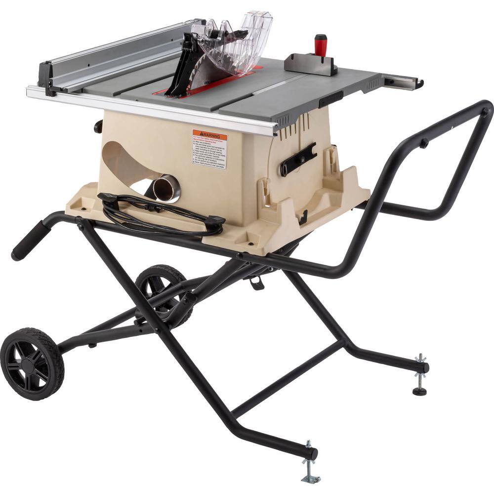 Shop Fox 2 HP Benchtop Table Saw with Stand W1875