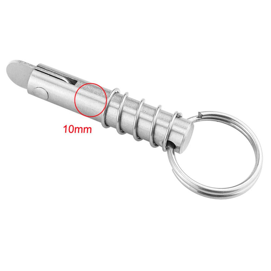 Quick Release Pin 316 Stainless Steel Marine Hardware Boat / Bimini Top 10x50mm