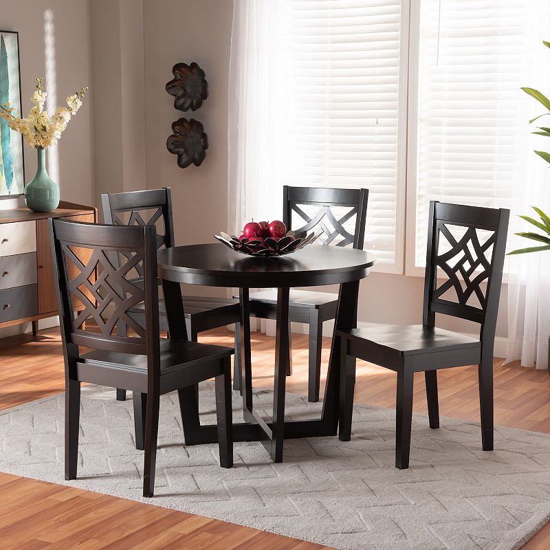 Baxton Studio Brava Dining 5-piece Set