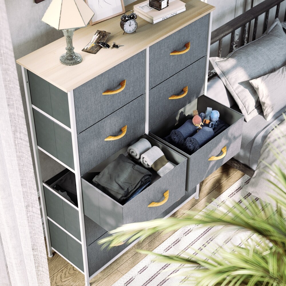 Moasis 10 drawer Bedroom Dresser Storage Tower