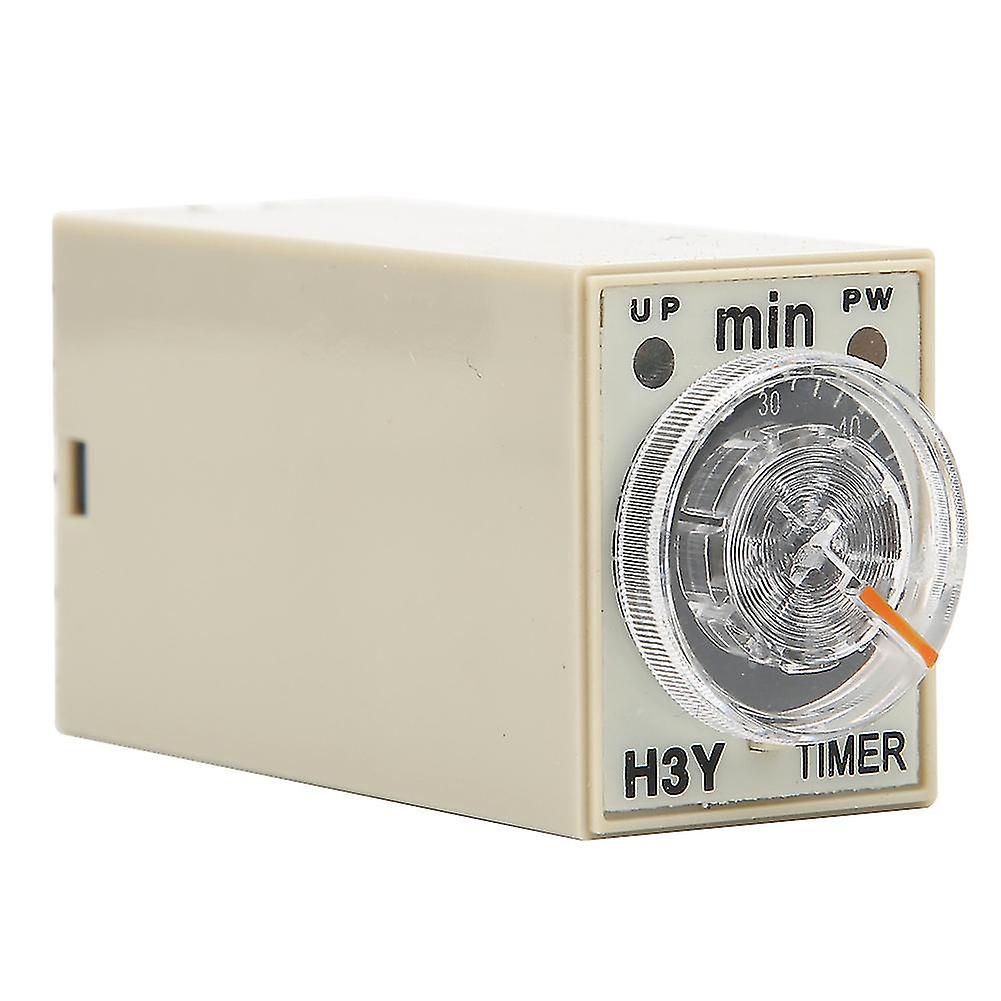 H3Y-2 Delay Timer 8 Pin Timer Relay 0~60 Minutes Dial Type 5A for Multiple Purpose <br>(220VAC )