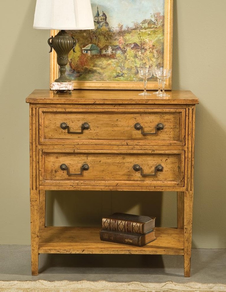 Lamp Table Port Eliot Louis XV Rococo Pine Wood Fluting  Two Paneled   Traditional   Side Tables And End Tables   by EuroLuxHome  Houzz