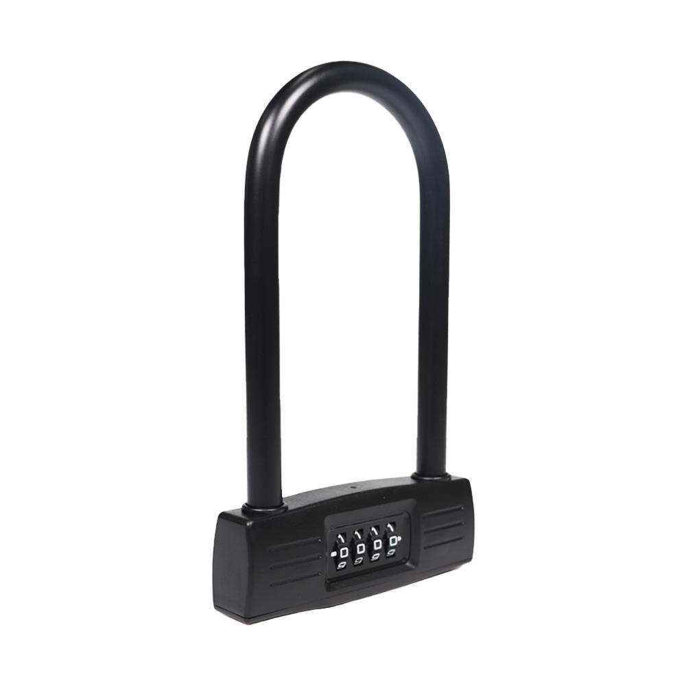 Superbsail Bicycle U Shape Anti Theft Lock 4 Digit Password Code Door Lock For Bike Cycling Lock Riding Equipment