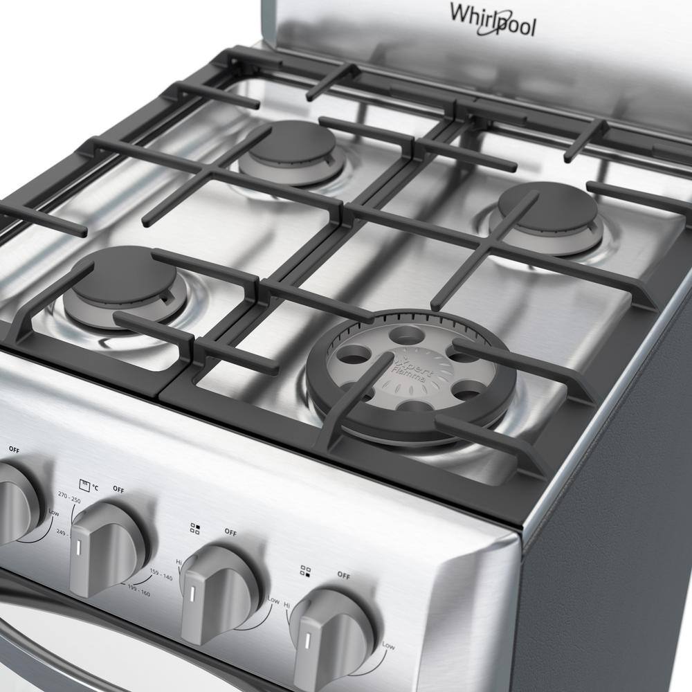 Whirlpool 20 in. 2.7 cu. ft. Gas Range with Self-Cleaning Oven in Stainless Steel LWWR5000S