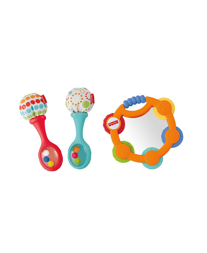 Fisher Price Tambourine and Maracas Gift Set