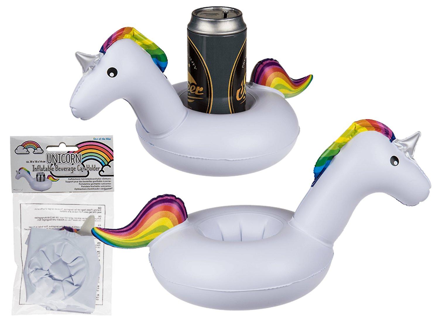 2-Pack Inflatable liquid beverage holder Unicorn Cage Holder Cup holder