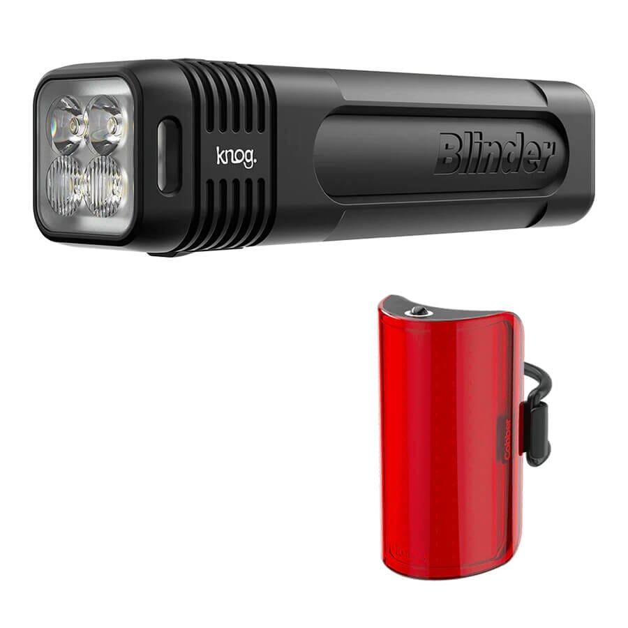 Knog Blinder 900 & Mid Cobber Rear Bike Light Set