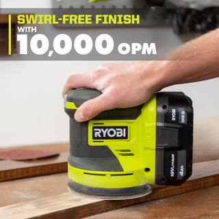 RYOBI ONE+ 18V Cordless 5 in. Random Orbit Sander (Tool Only) PCL406B