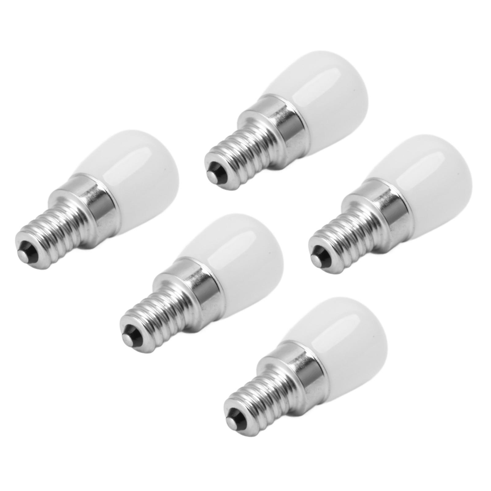 5Pcs LED Refrigerator Light Bulb Fridge Lamp E12 for Freezer Home Lighting Energy Saving 120V Warm Light