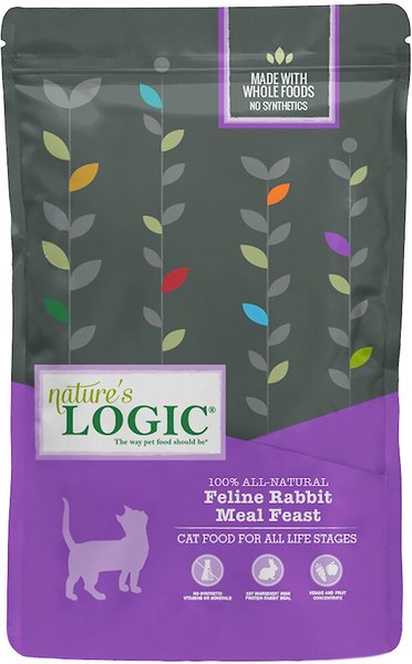 Nature's Logic Feline Rabbit Meal Feast All Life Stages Dry Cat Food