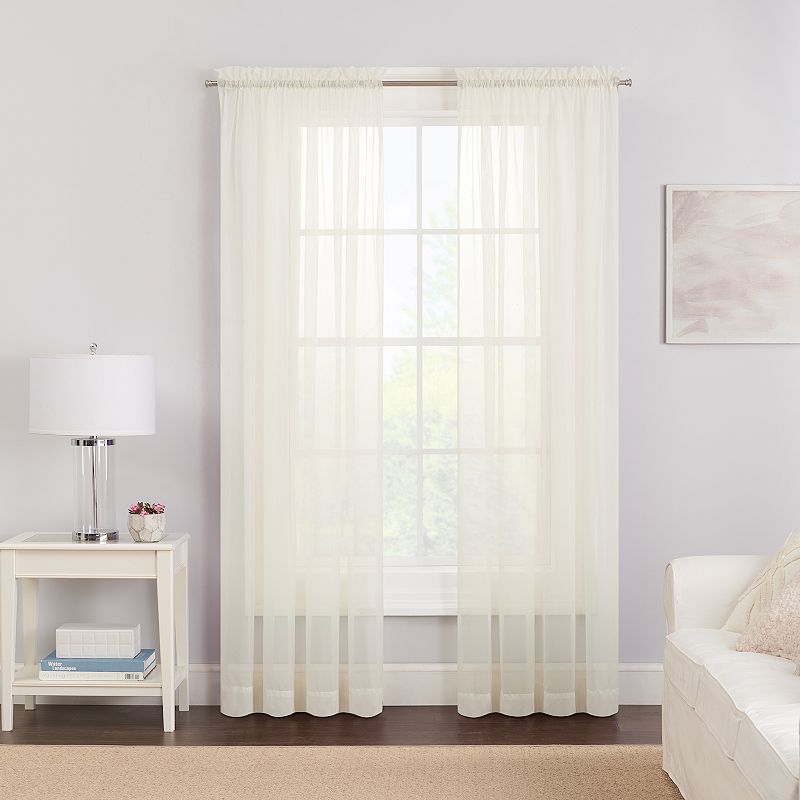 eclipse 2-Pack Victoria Voile Window Curtains