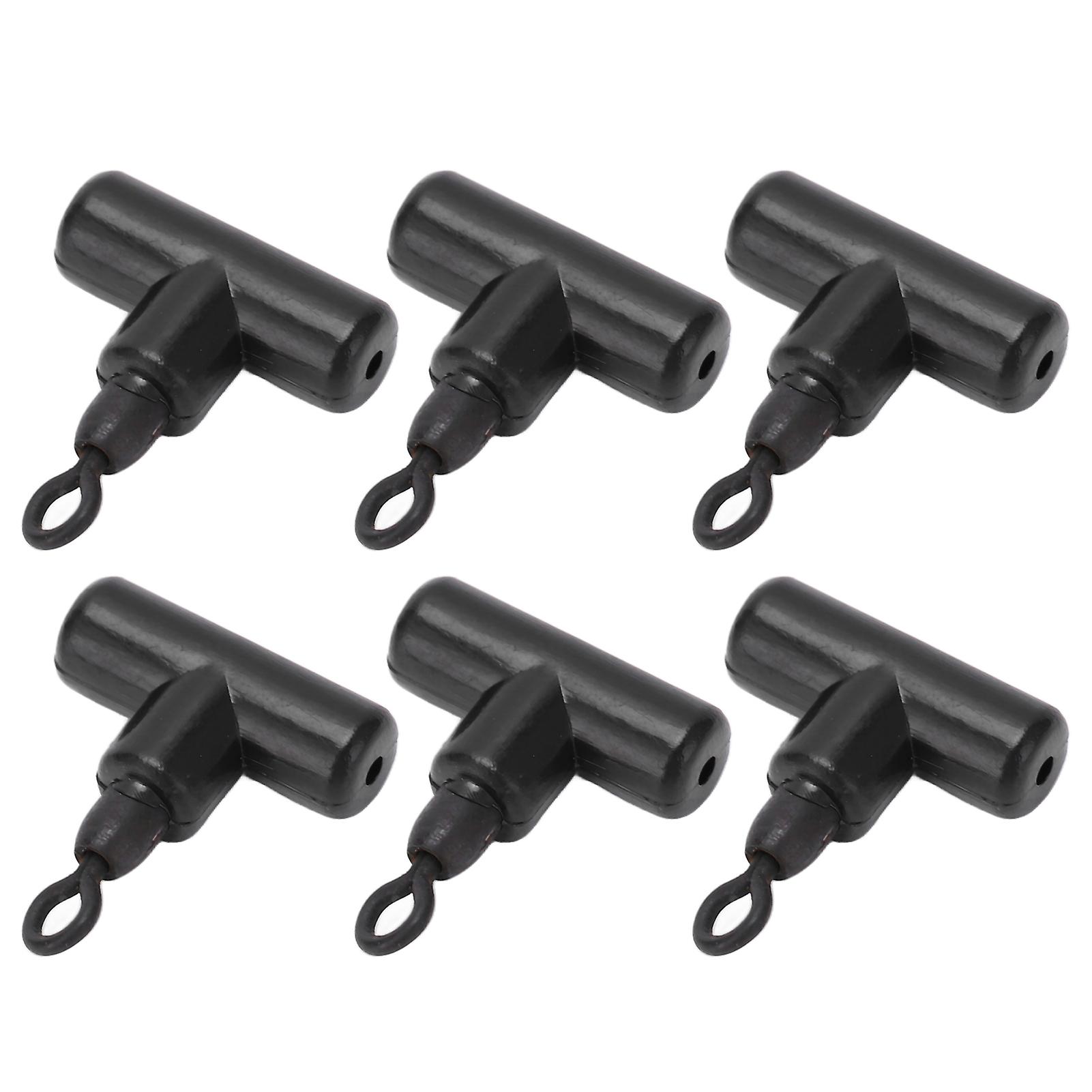 15pcs T Shape Fishing Sleeve Swivel 3 Way Connector Cross Line Rolling Swivel Fishing Accessories