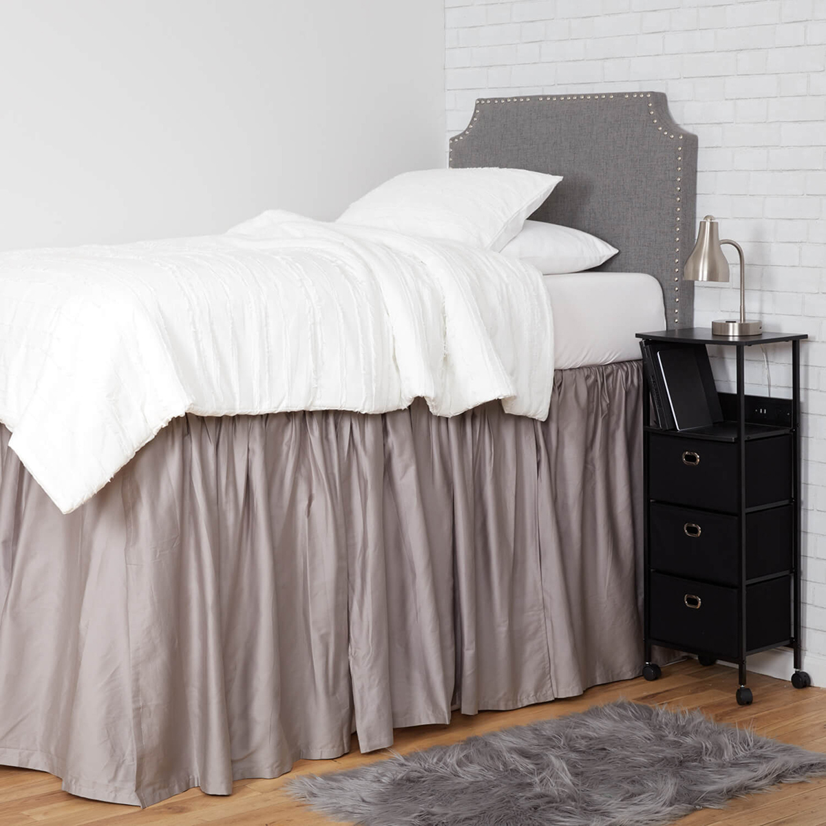 Dormify Extra Long Dorm Bed Skirt