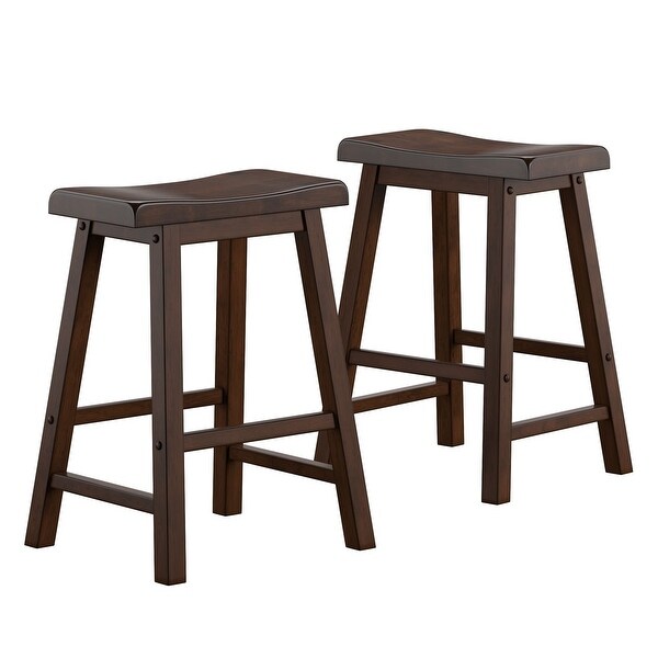 Ashby Bar Stool， Warm Cherry， Set of 2