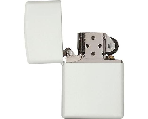 Zippo Classic Matt White Pocket Windproof Lighter