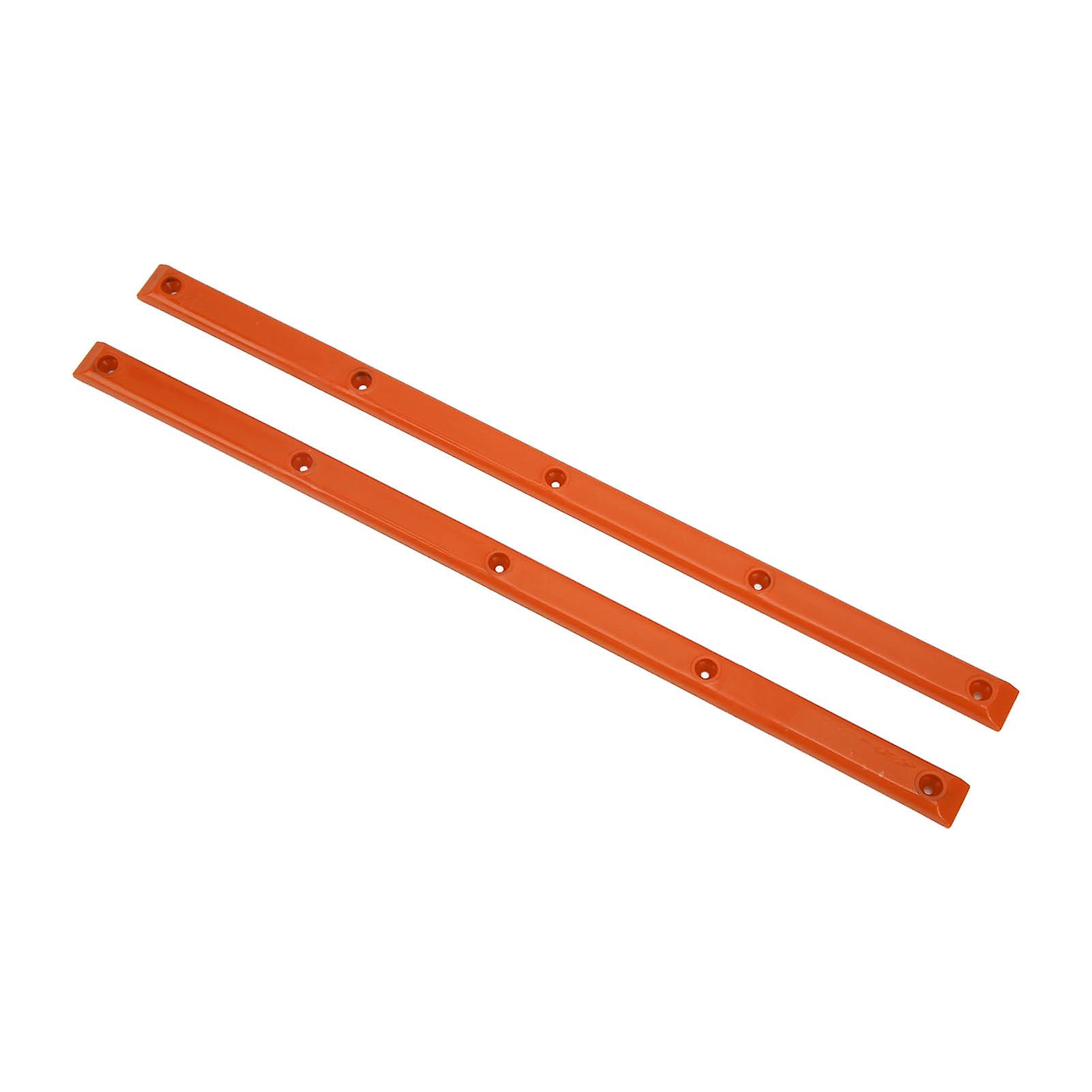 Rib Bones Rails Wear Resistant Durable Stable Flexible Glossy Appearance Longboard Rails Ribs Bonesorange